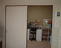 6畳二人仕様の子供部屋Before