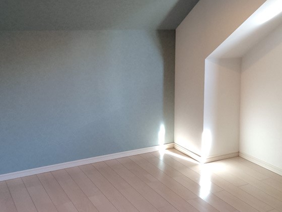 クロス・フローリングを張替えてライトもつけ、明るい子供部屋にリフォームの事例写真