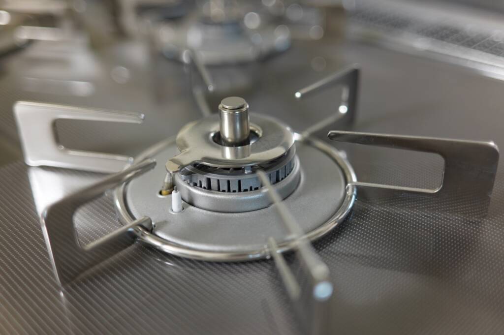 ステンレス素材の五徳