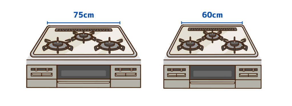 天板のサイズは2種類