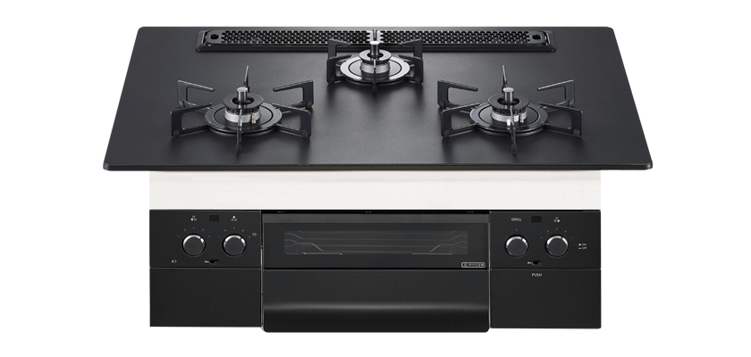 アルミ天板のコンロ