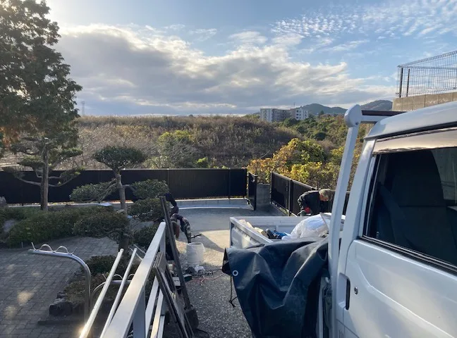 【61.2万円】耐久性の高いアルミカーポートの新設