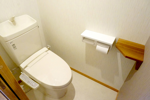 空間のムダを削減したトイレ