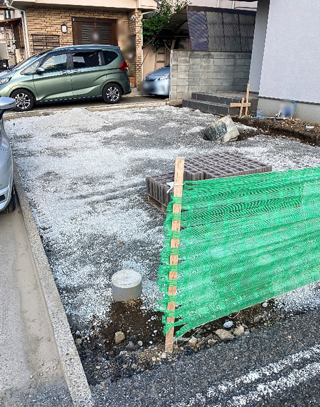 新築物件にカーポートを設置した事例