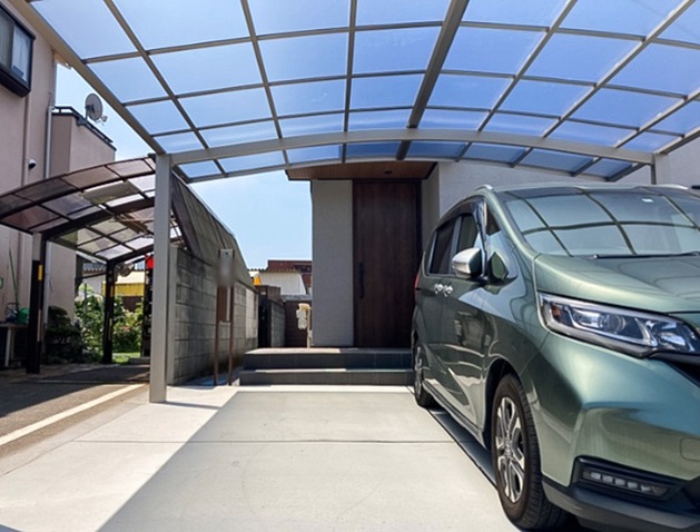 新築物件にカーポートを設置した事例