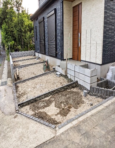 外構部分を自分たちらしくリフォームした事例