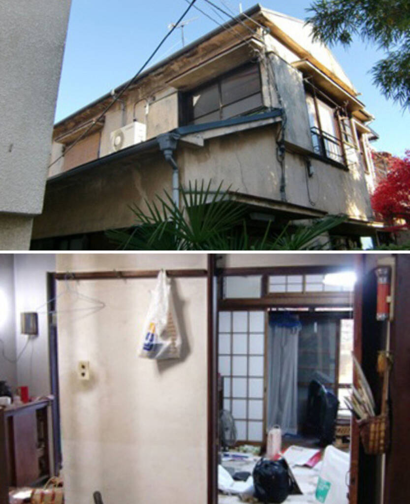築50年の賃貸兼居住物件を基礎から修繕した事例