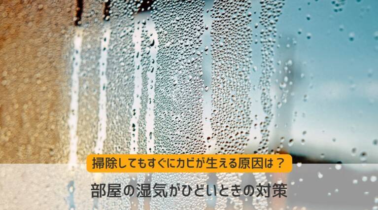 部屋の湿気がひどい原因