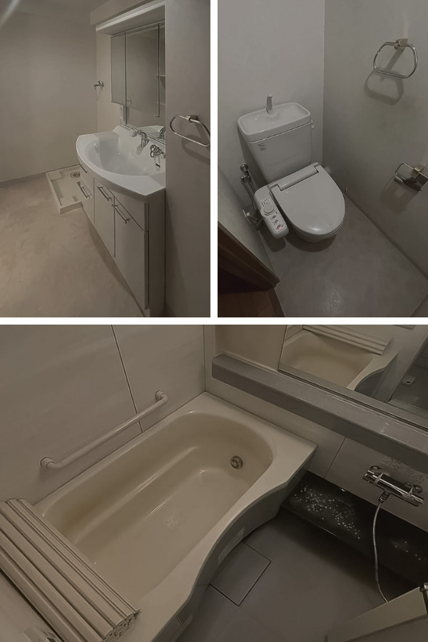 【313万円】マンションの水回りを部分リノベーションした事例ビフォー写真