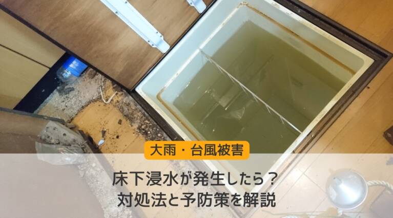 床下浸水