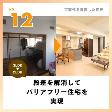 ［事例12］段差を解消してバリアフリー住宅を実現