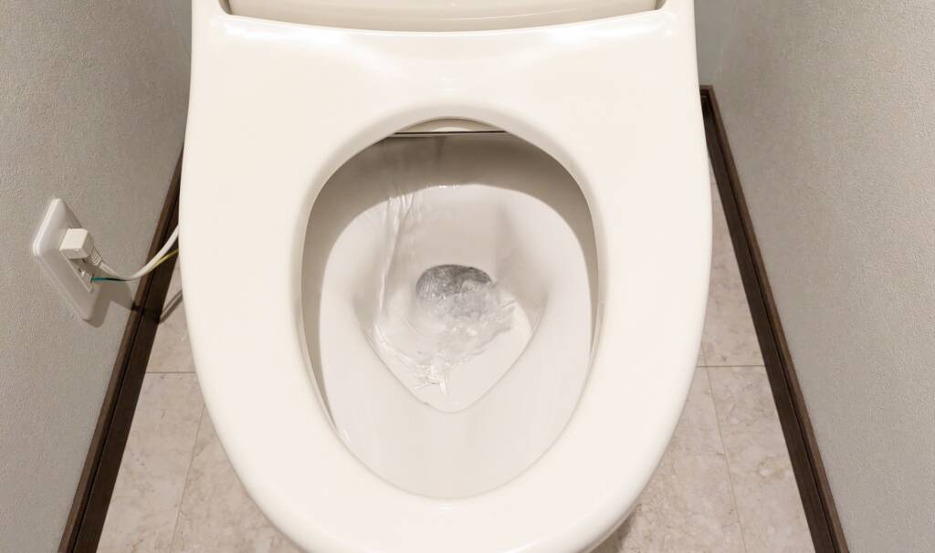 コンセントがついているトイレ