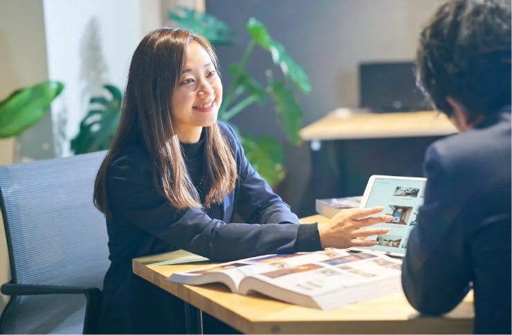 アートリフォームの打ち合わせ風景