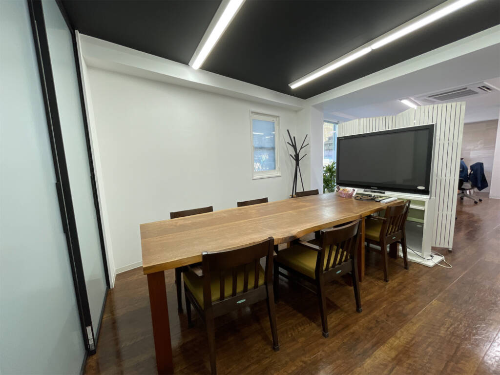 大栄建設本店の打ち合わせスペース