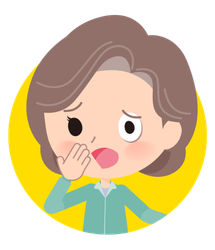 女性ーアイコンー驚き